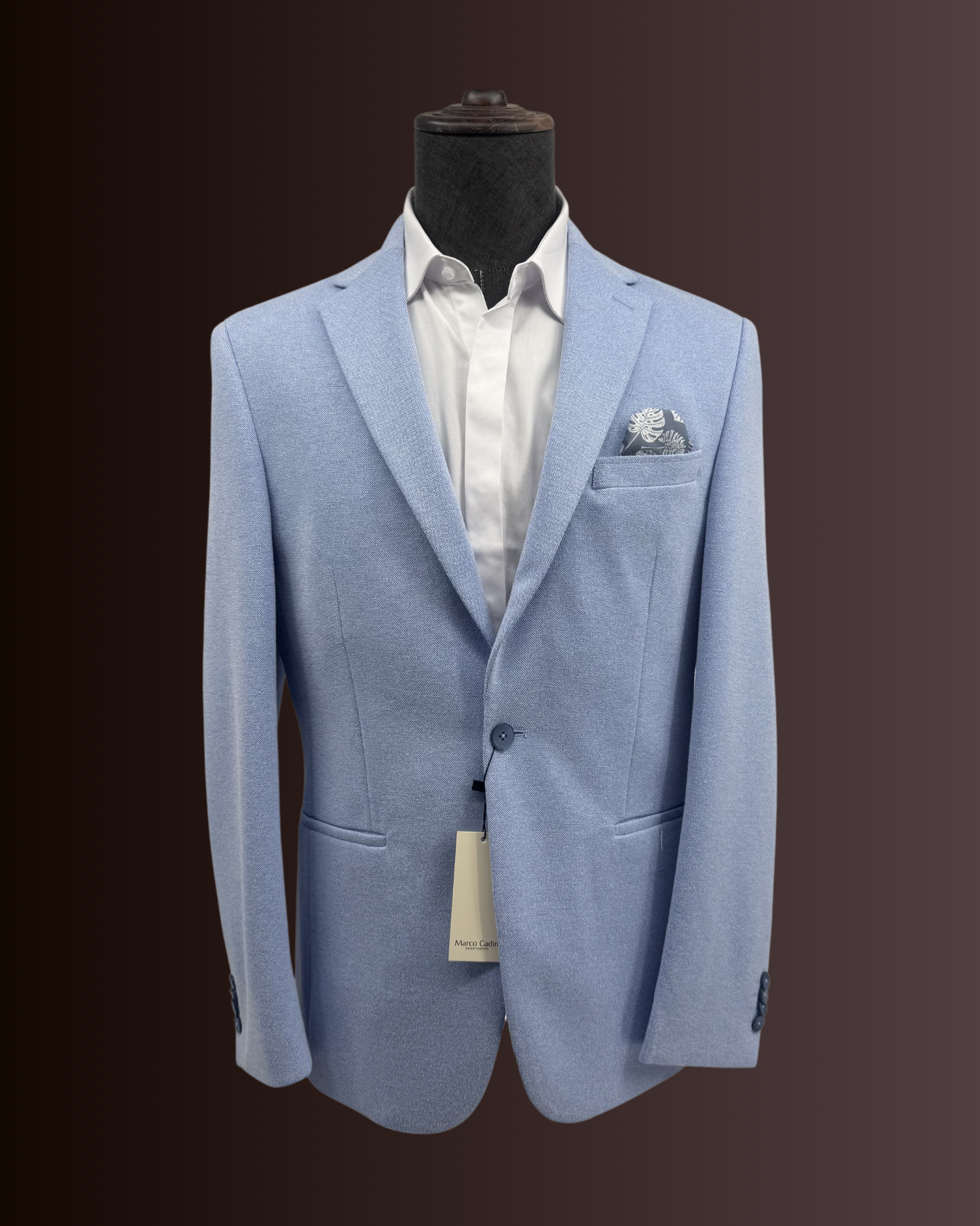 Marynarka męska casual niebieska Marco Cadini Radom, model KM 619 Blue