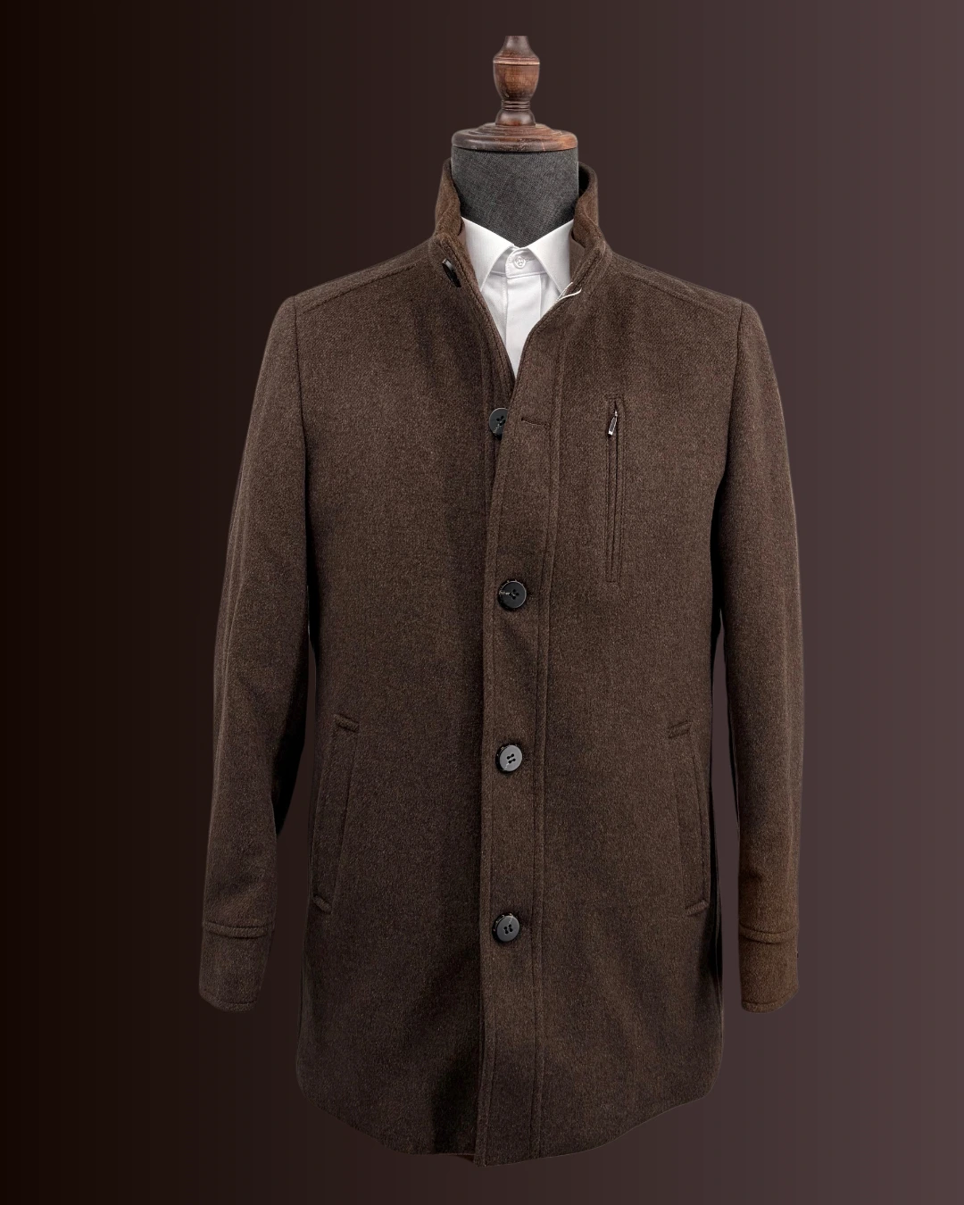 Płaszcz męski Marco Cadini Radom, model KM 0223 Brown